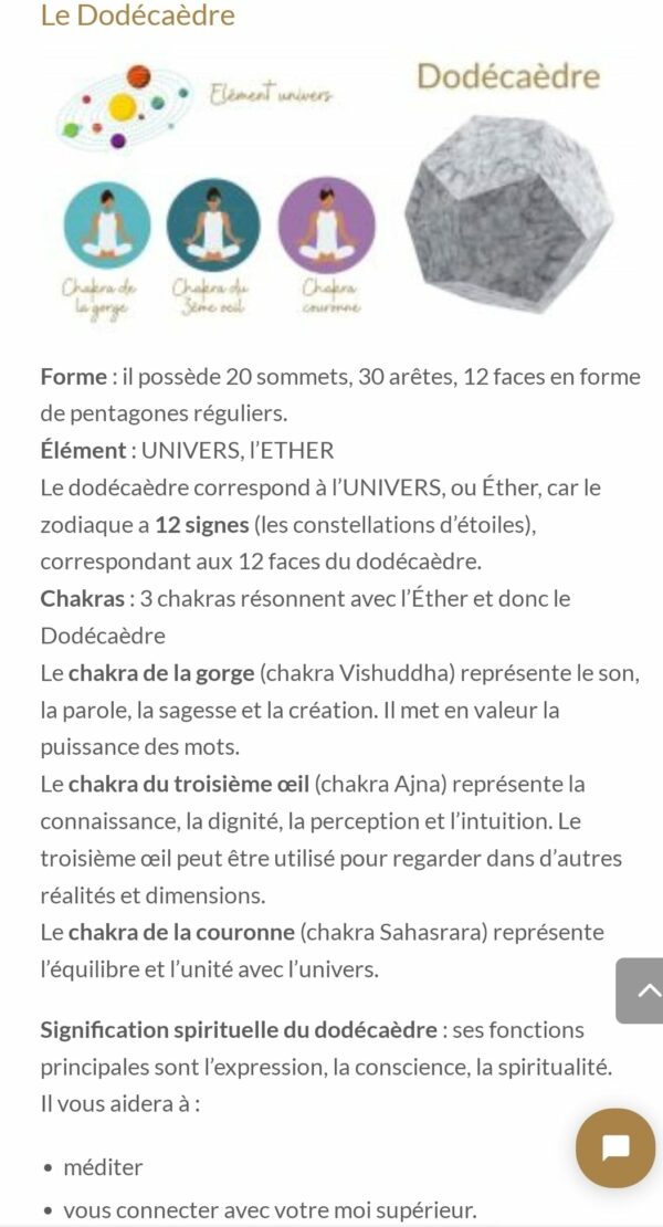 Coffret 5 Solides de Platon Quartz Rose – Image 6