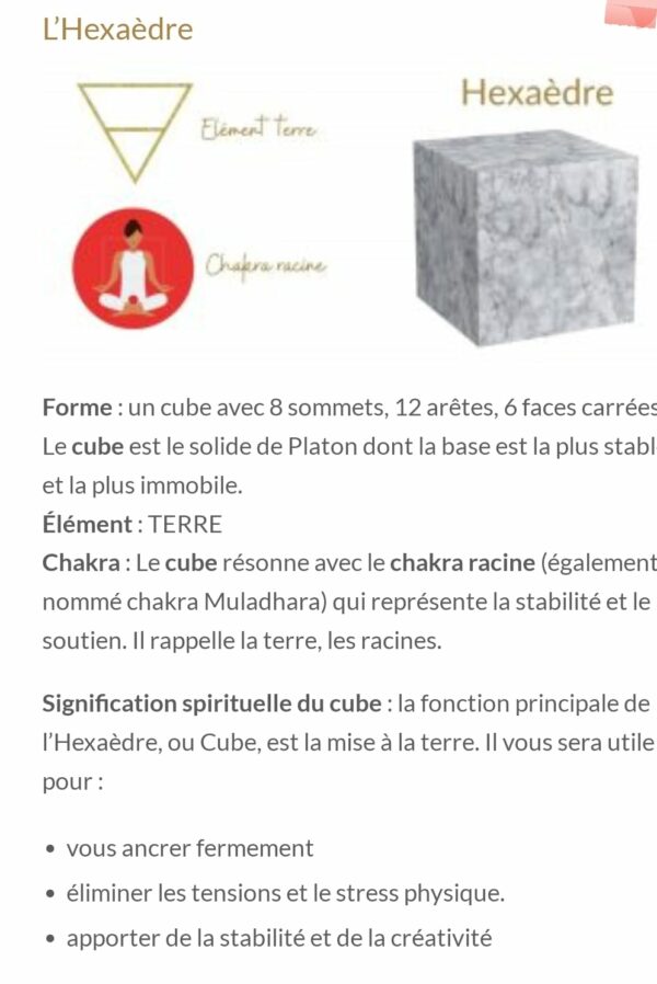 Coffret 5 Solides de Platon Quartz Rose – Image 3