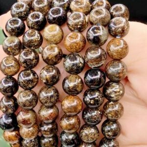 Bracelet en Phlogopite ( Biotite ) 8mm