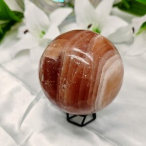 Sphère CALCITE MIEL
