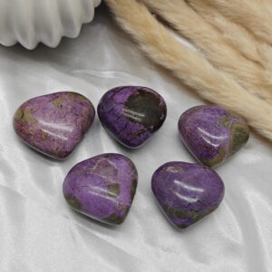Coeur Stichtite , Serpentine Atlantisite , Tasmanie