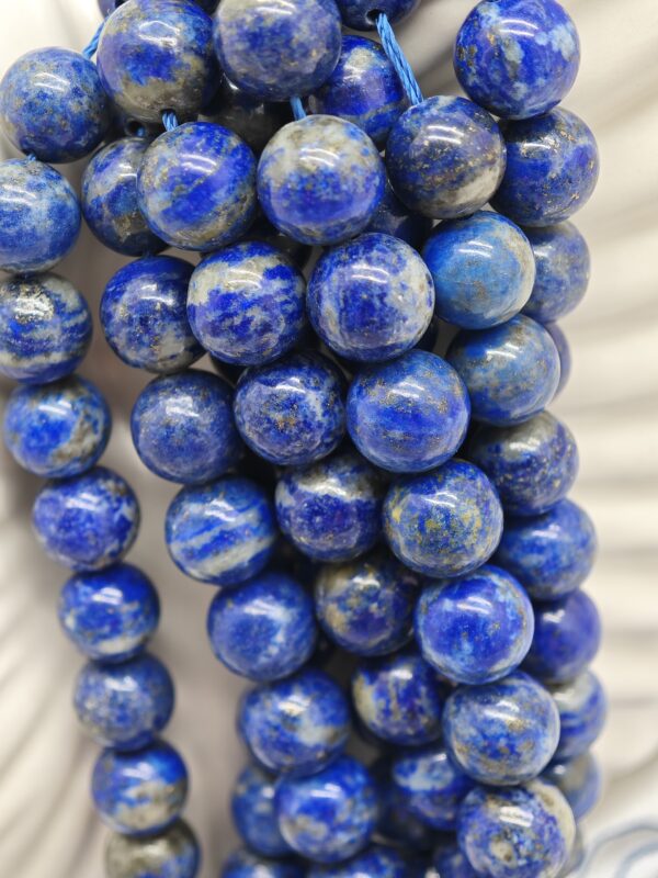 Perle Lapis-Lazuli NON teinté 10mm