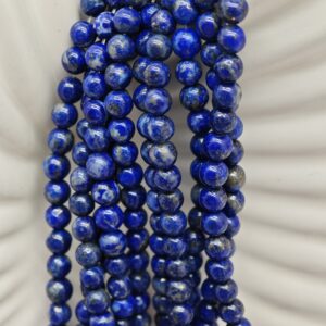 Perle Lapis-Lazuli NON teinté 4mm