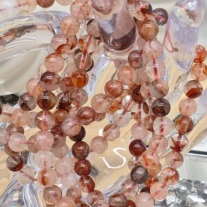 Bracelets Quartz Hématoide 6mm