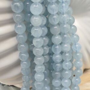 Perle Aigue Marine 8mm