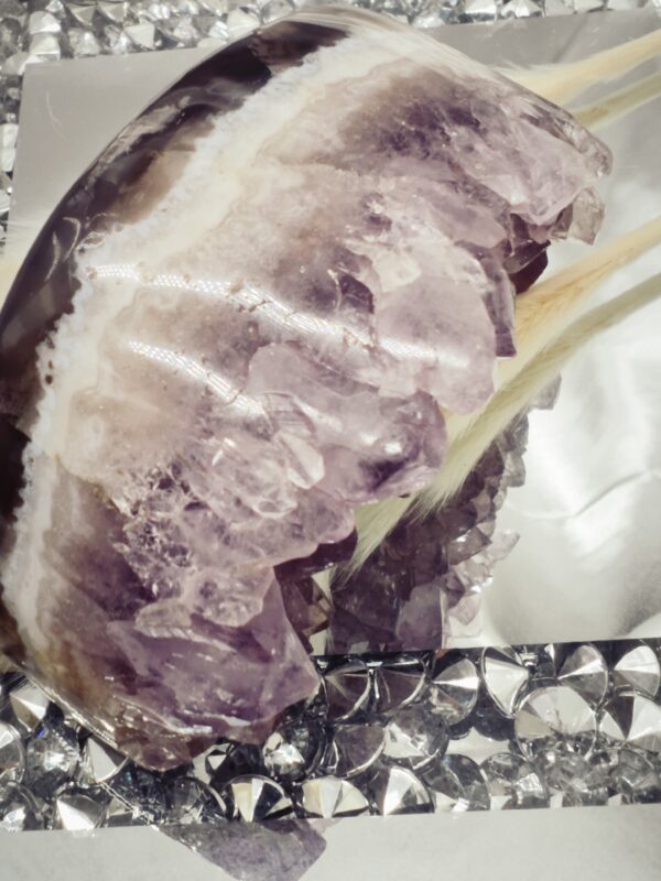 Agate Améthyste Croissant de Lune – Image 3