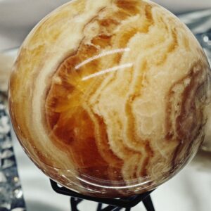 Sphère Calcite Orange
