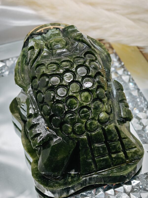 Jade vert Grenouille de la fortune – Image 2