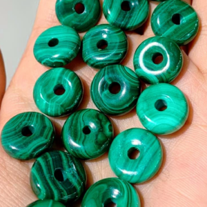 Pendentif Donut Malachite Congo